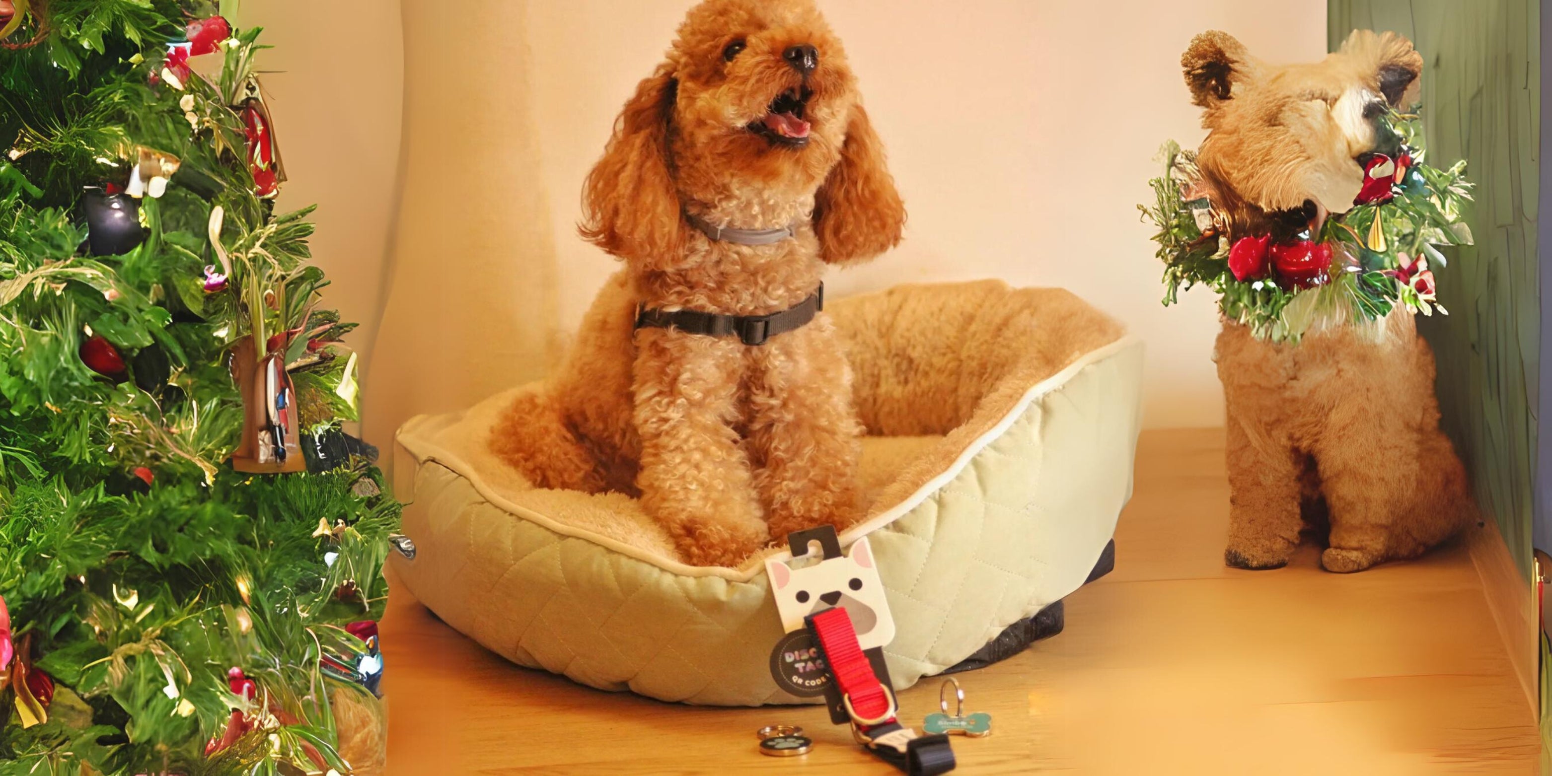 Do you know? Simba@simbathepoodletoy has a new DISONTAG collar! !