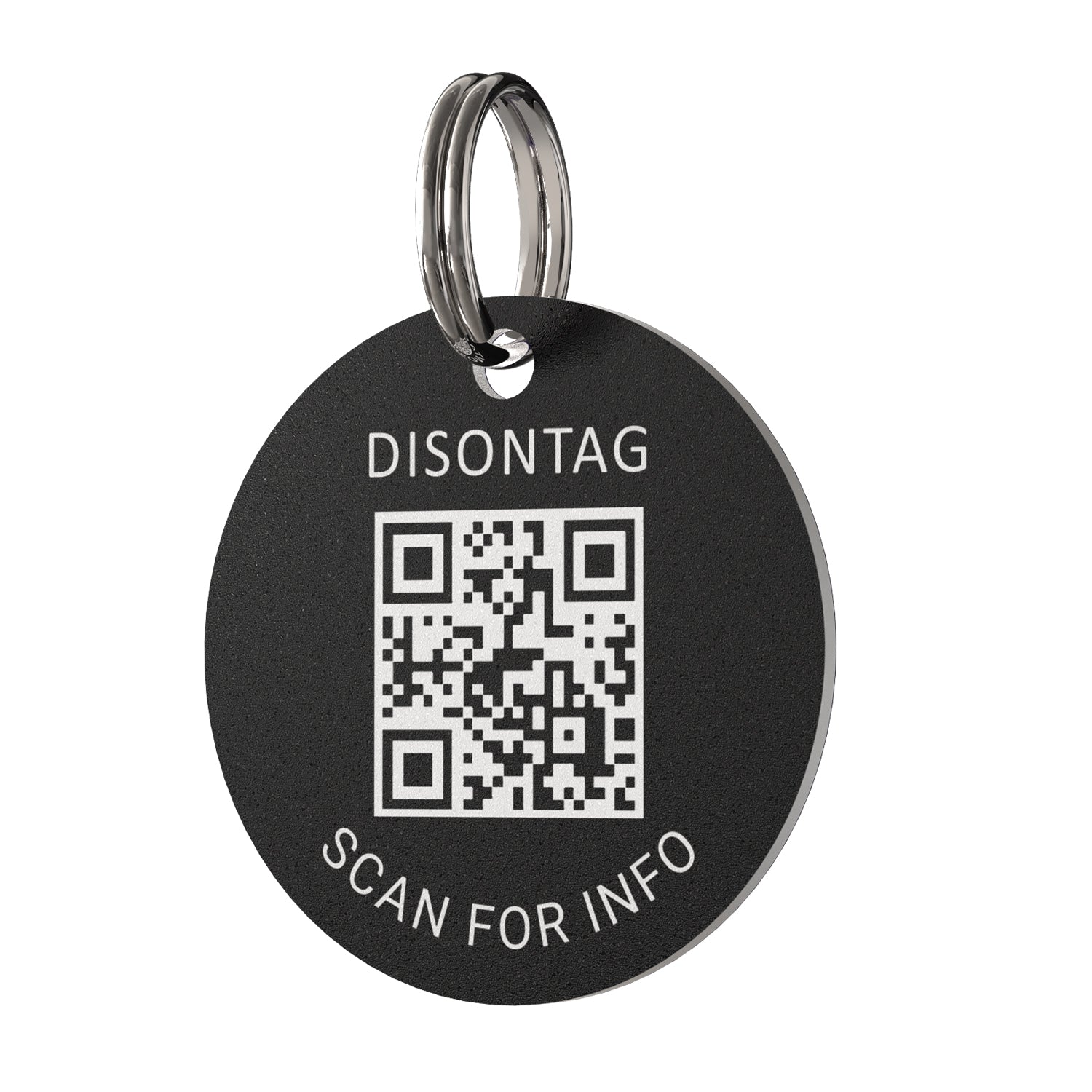 PVC QR pet tag-"HOUNDSTOOTH"