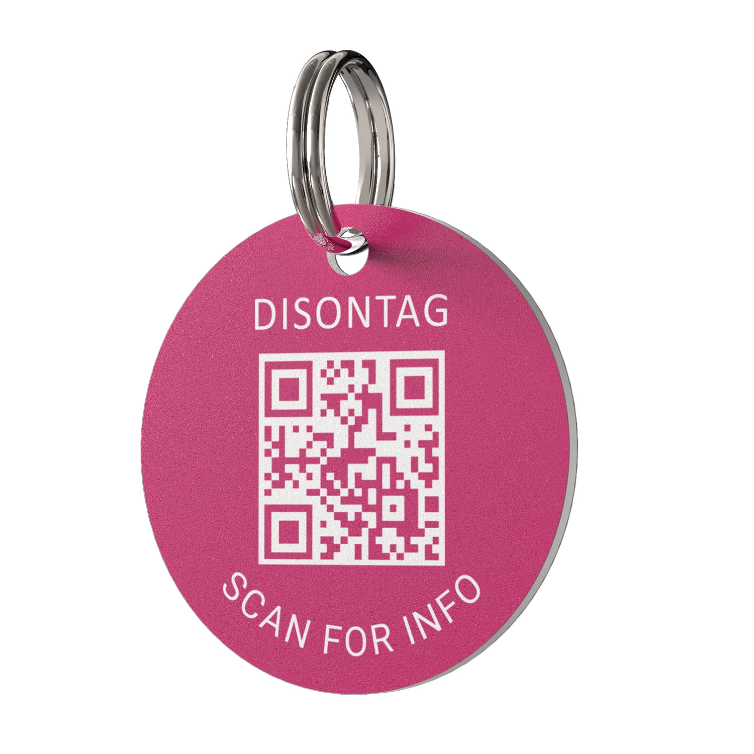 PVC QR pet tag-"CUTE BUT PSYCHO"