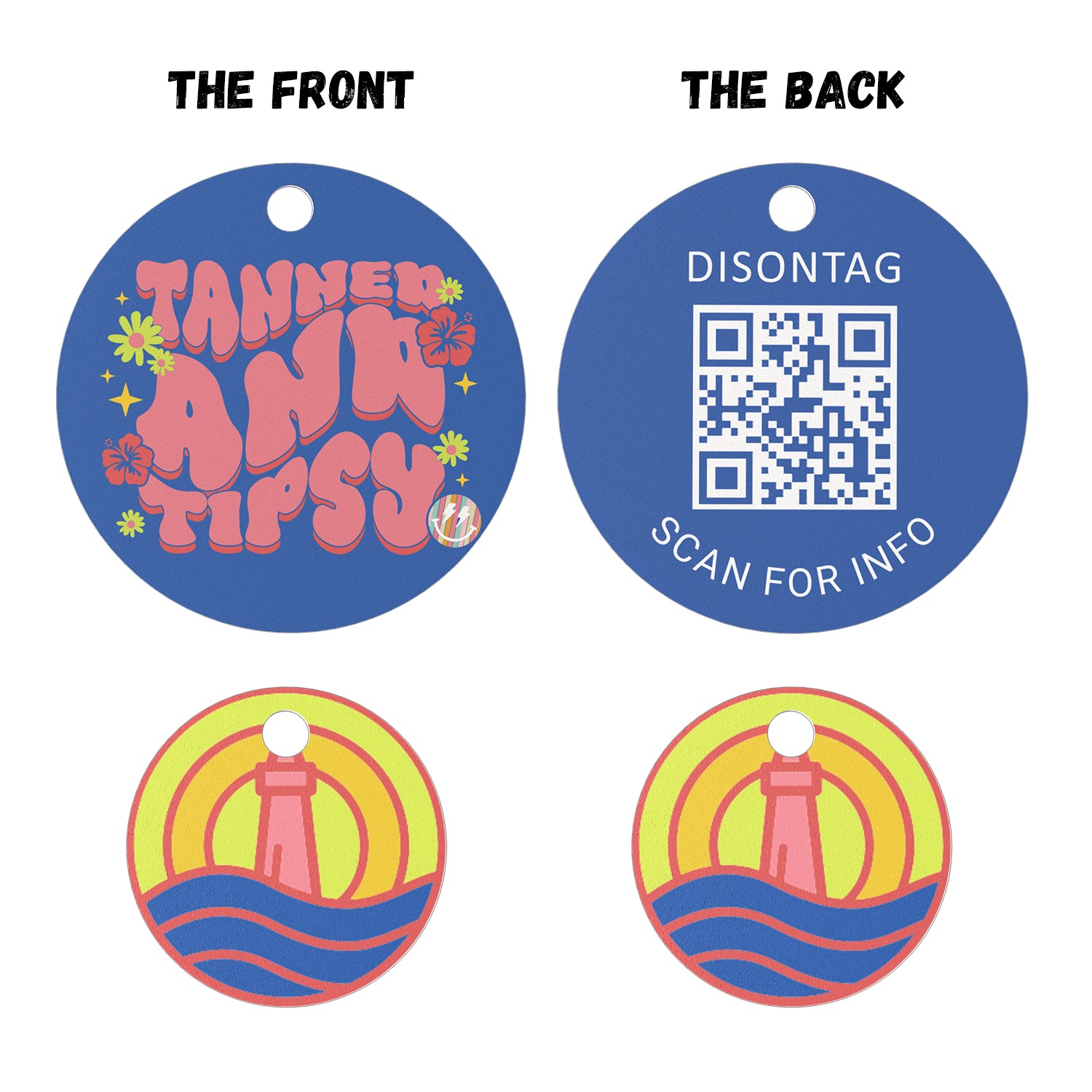 PVC QR pet tag-"LIGHTHOUSE"