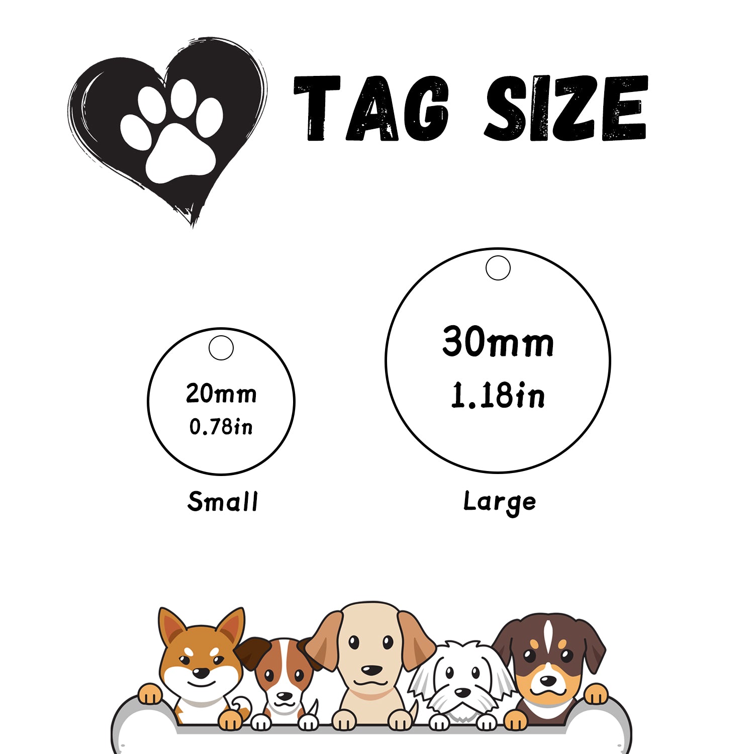 PVC QR pet tag-"GOOD BUDDY"