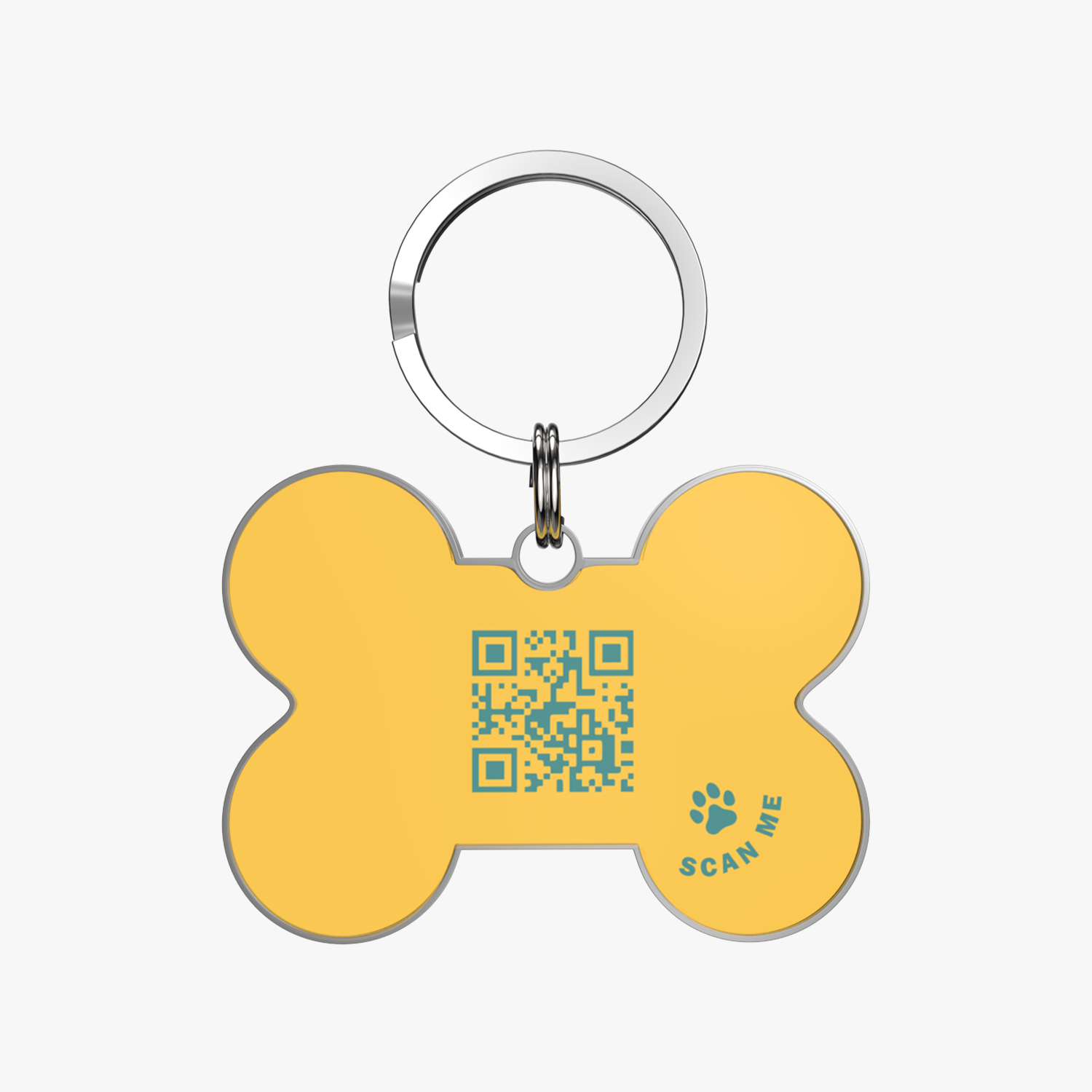 QR code pet tag Colorful text-NO.170927