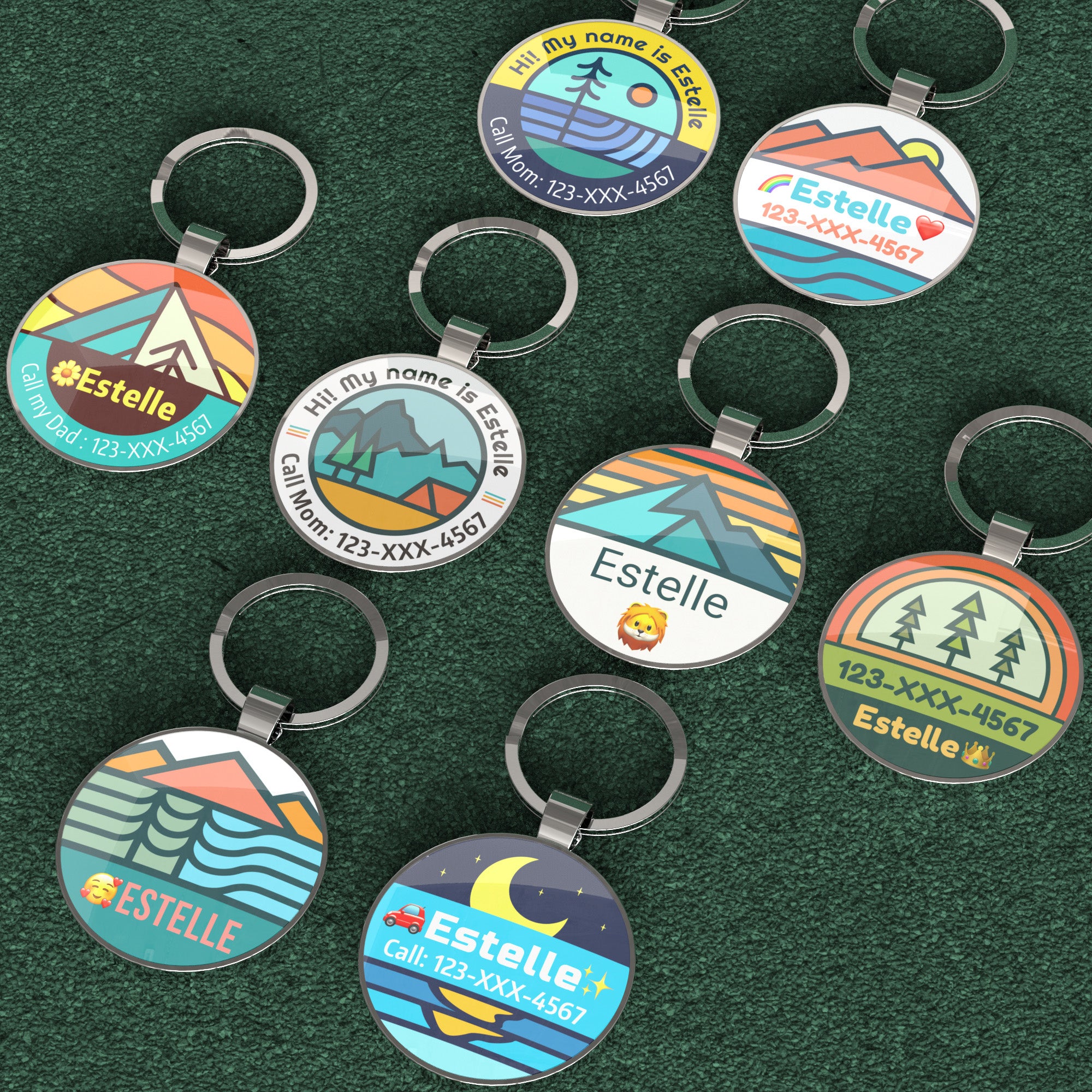 QR code pet tag Adventure tour-NO.160901