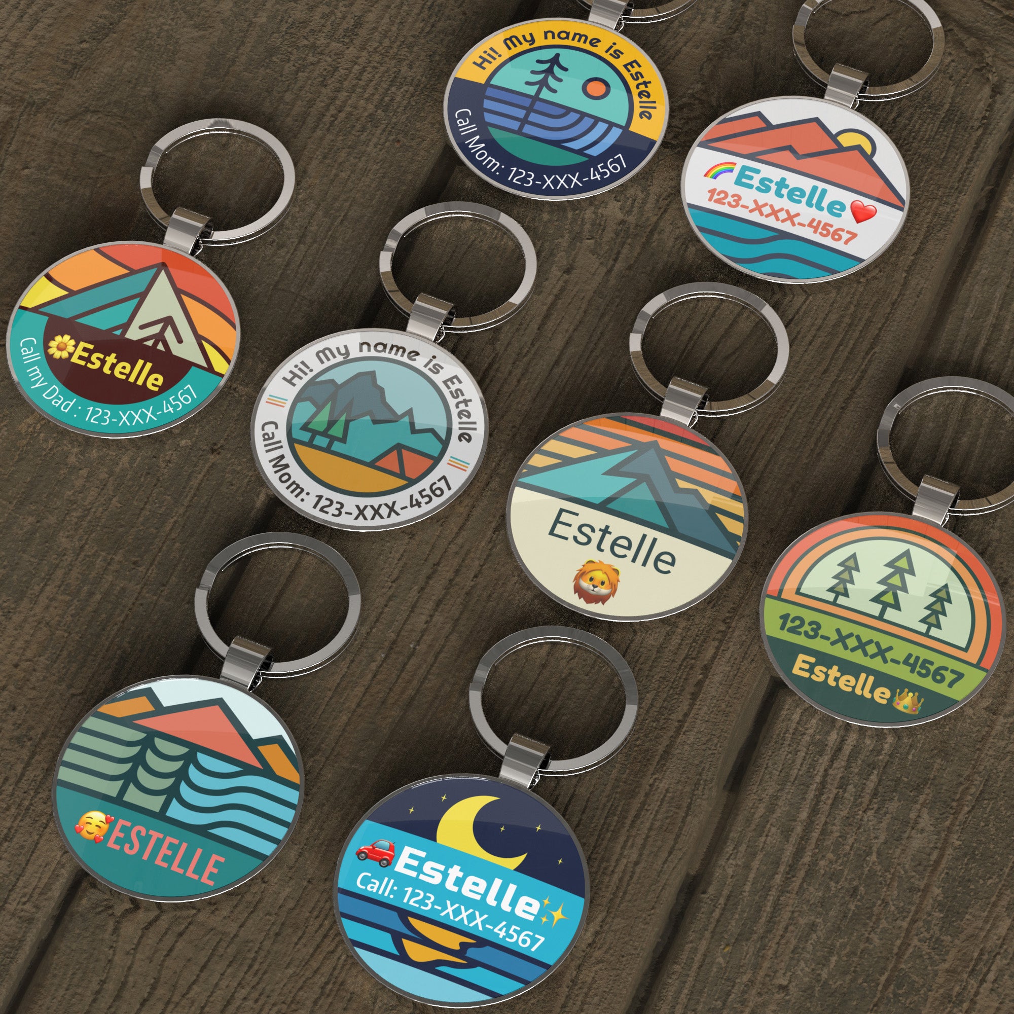 QR code pet tag Adventure tour-NO.160906