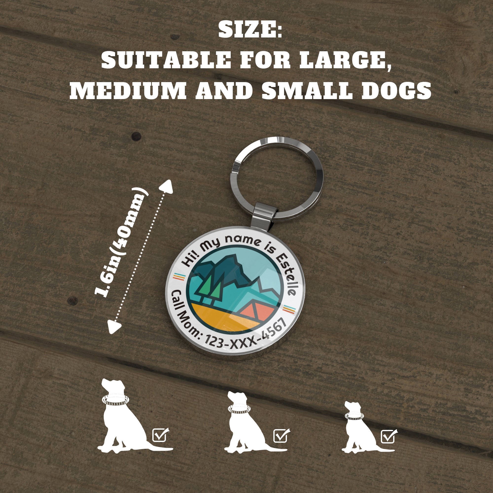 QR code pet tag Adventure tour-NO.160906