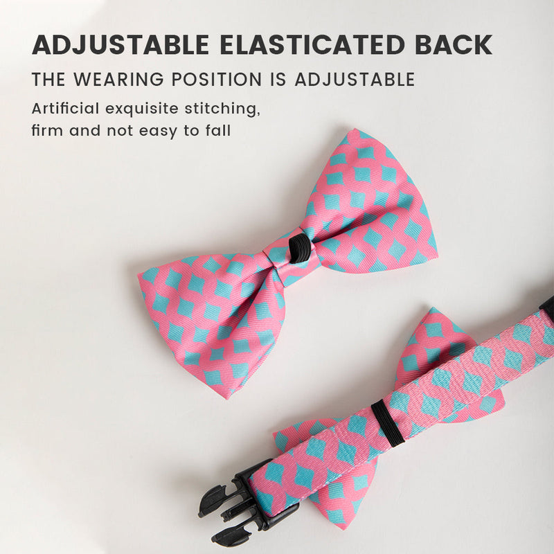 DISONTAG Bow Tie for Pets Fun Bow Ties for Dogs & Cats Bowties For Birthday Wedding Parties ---POP