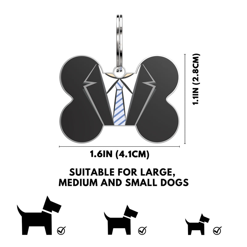 QR code pet tag bone tags-NO.150635
