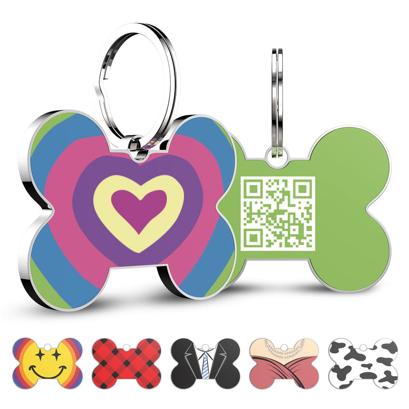 QR code pet tag bone tags-NO.150632