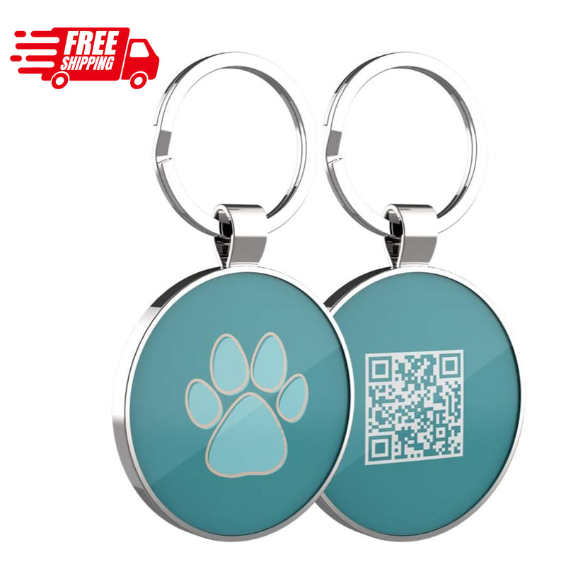 QR code pet tag Pet paws-NO.140606