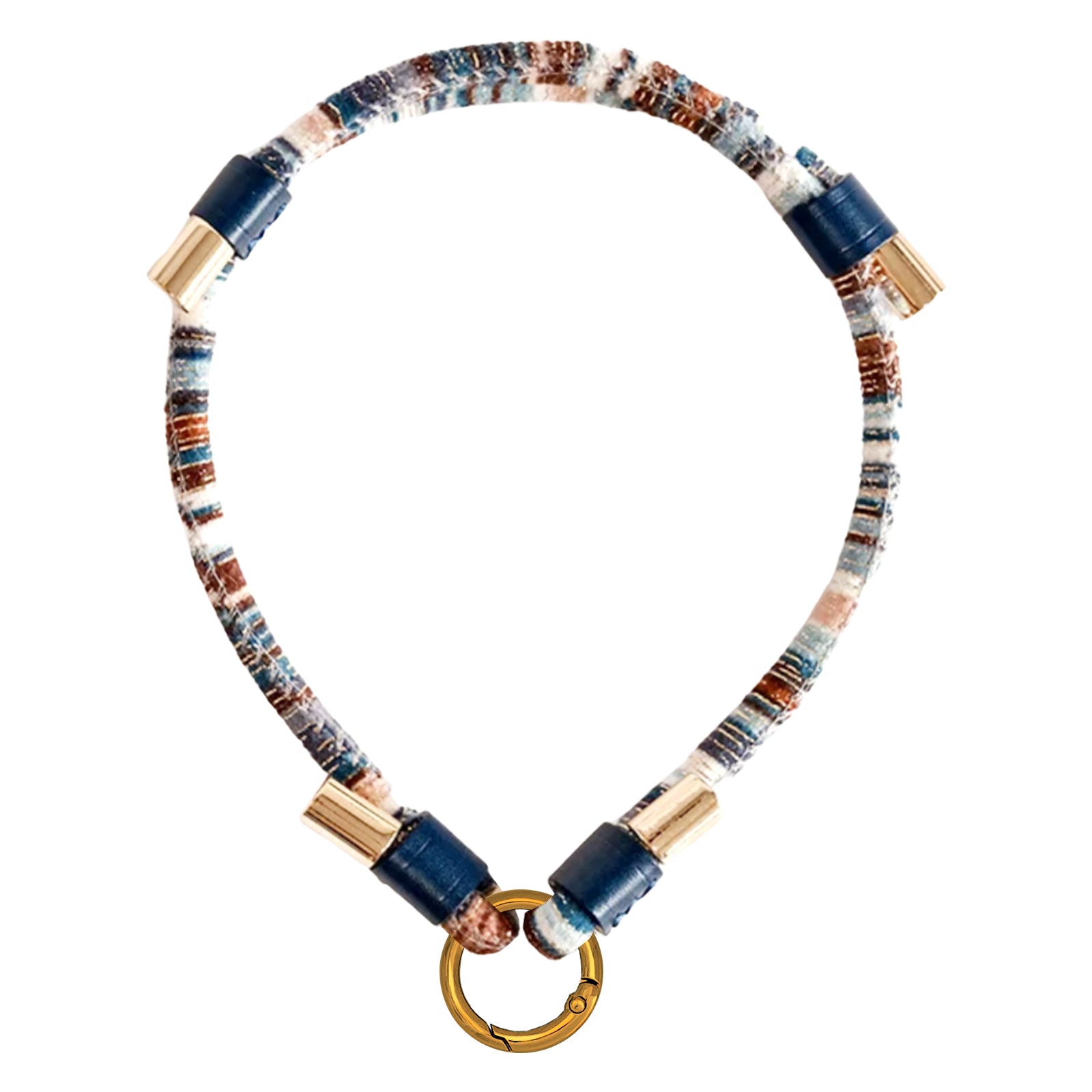 Velvet-blend Leather Fashion Collar- Sky Bliss