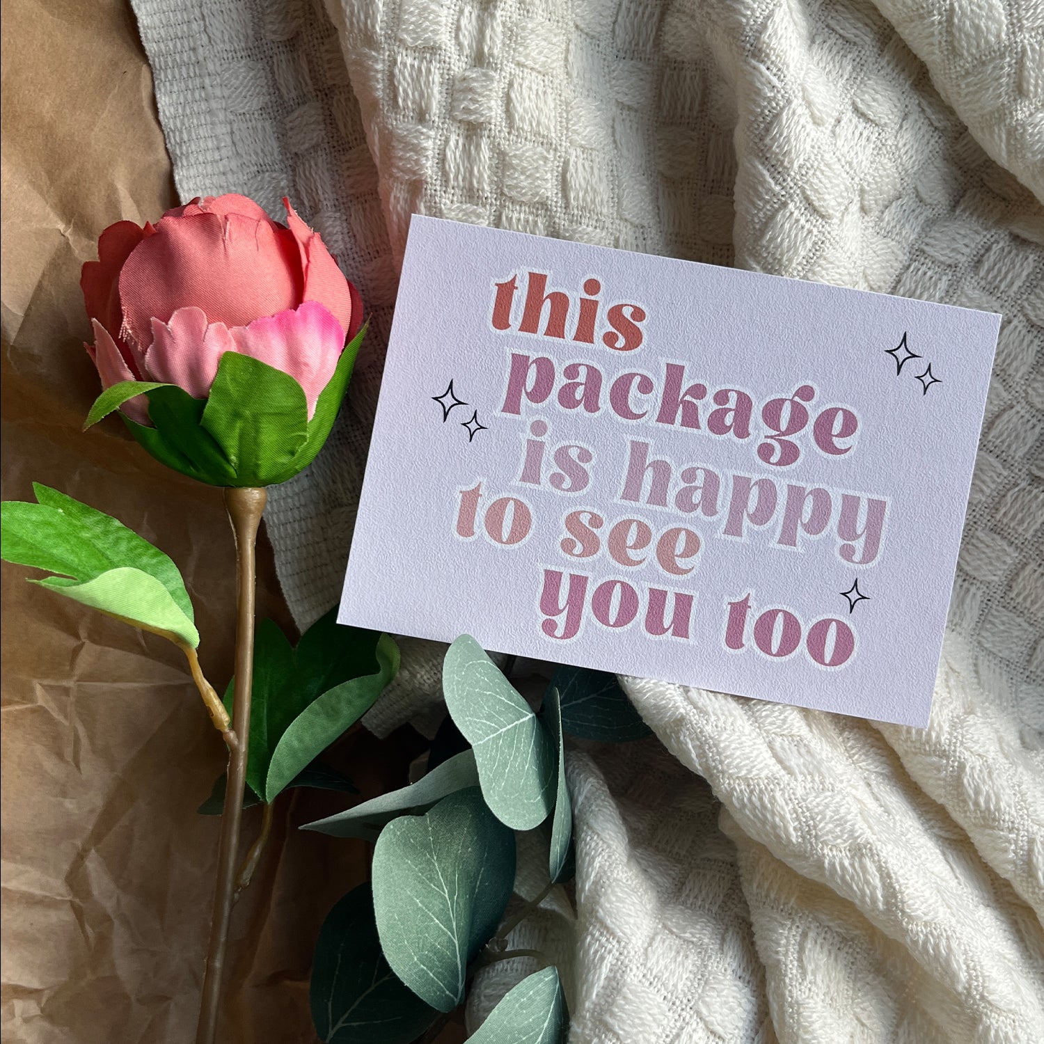 DISONTAG Small Business Editable Thank You Card - T20