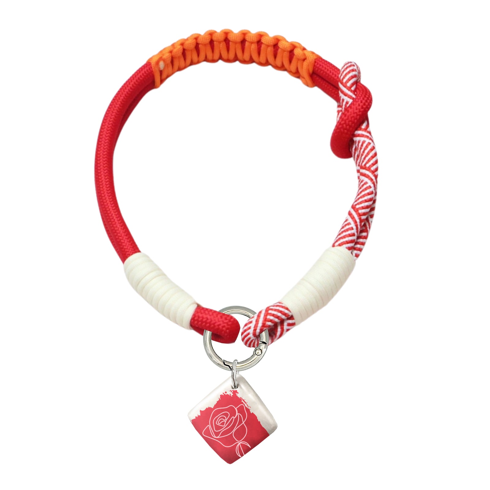 Custom Ceramic QR Dog Tag & Polyester Rope Set- 07