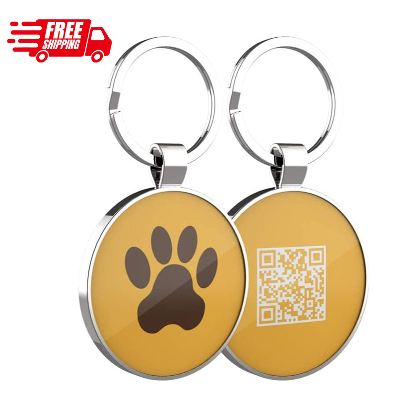 QR code pet tag Pet paws-NO.140602