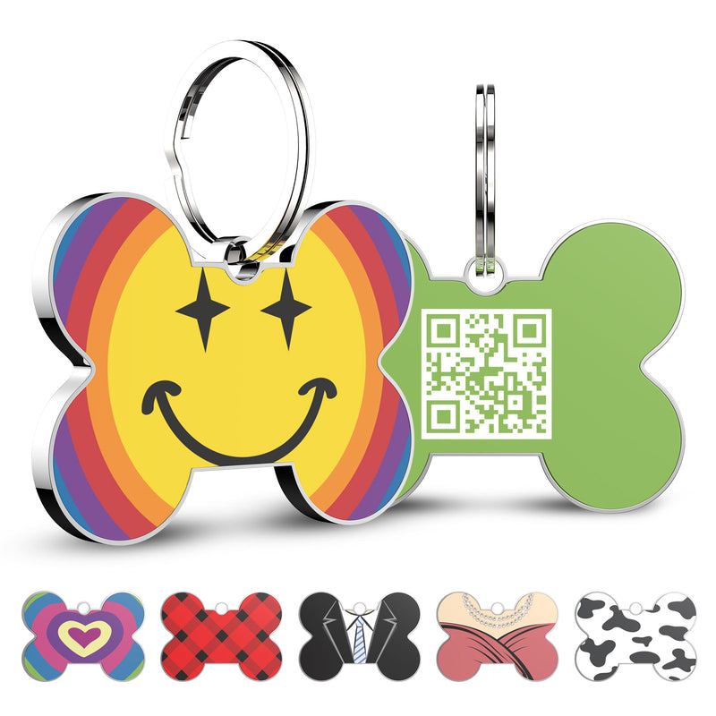 QR code pet tag bone tags-NO.150633