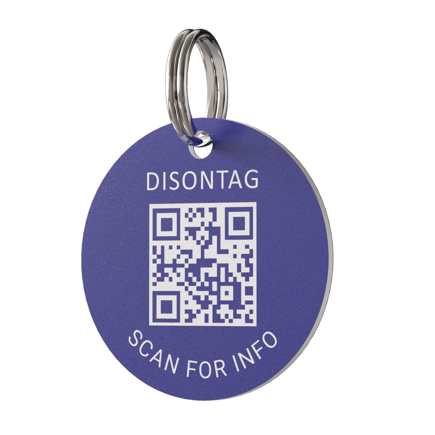 PVC QR pet tag- "LET'S PLAY"