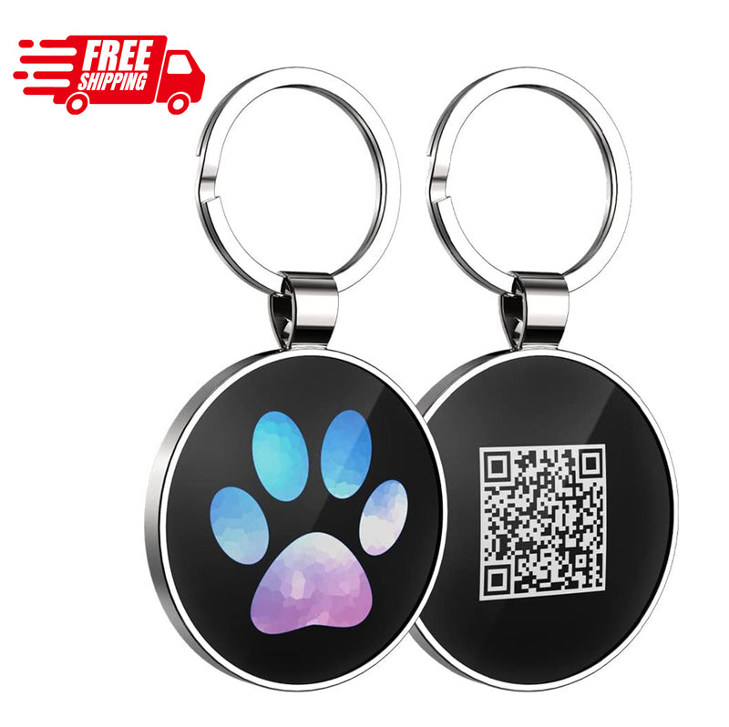 QR code pet tag Pet paws-NO.140604