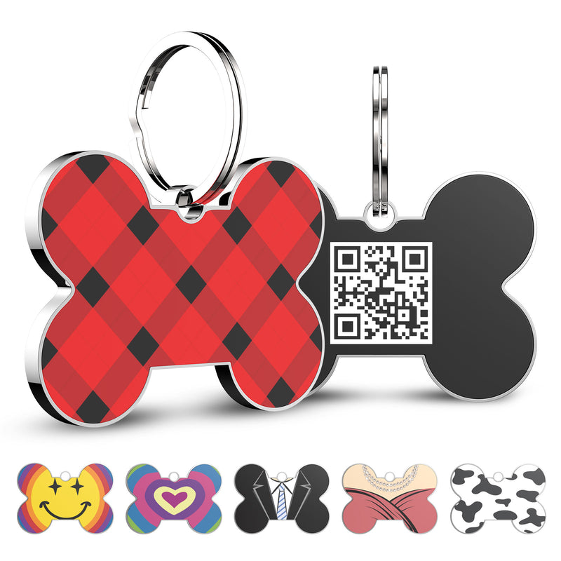 QR code pet tag bone tags-NO.150634