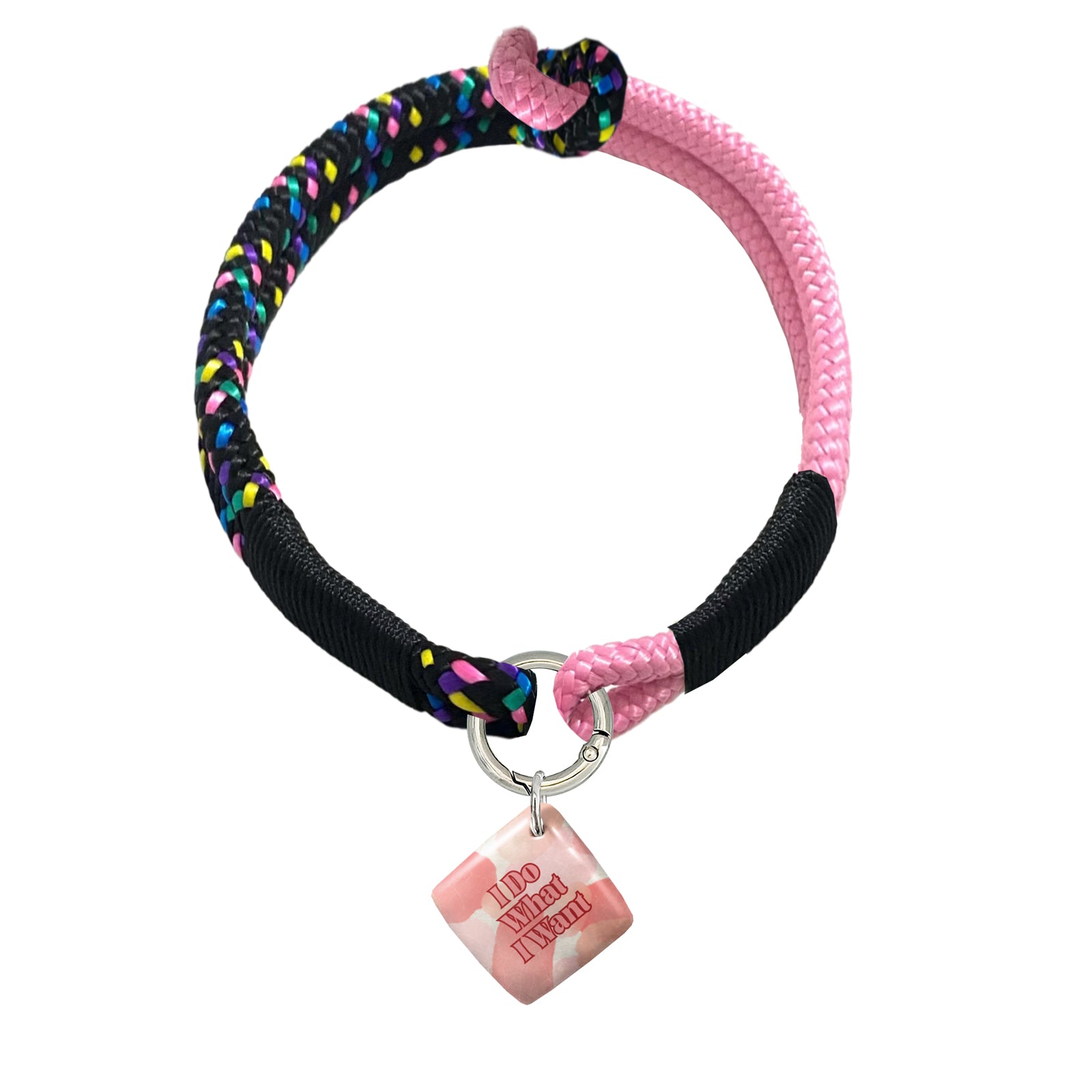 Custom Ceramic QR Dog Tag & Polyester Rope Set- 08