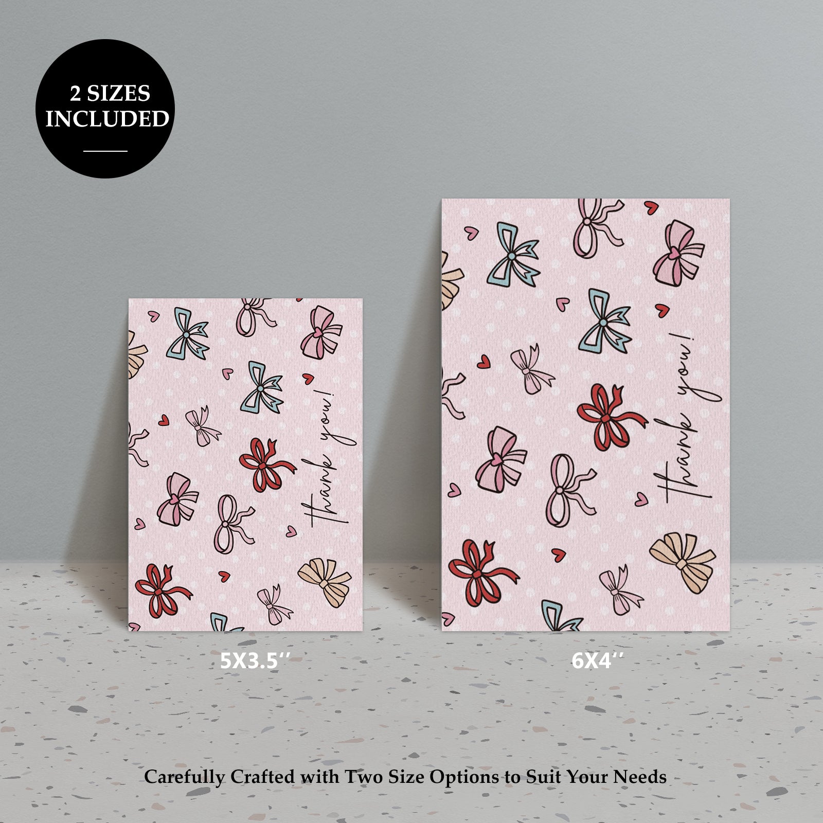 DISONTAG Small Business Editable Thank You Card - T16