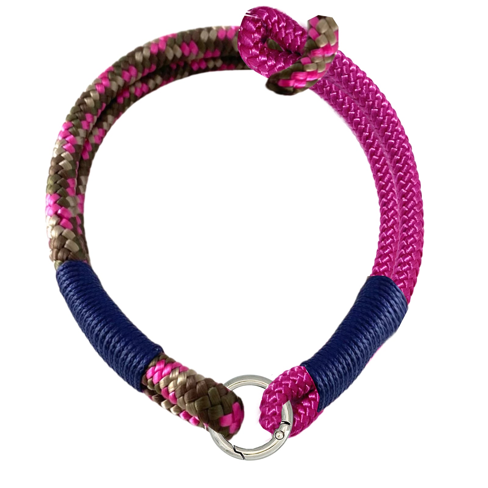 Durable 8mm Polyester Rope Dog Collar –07