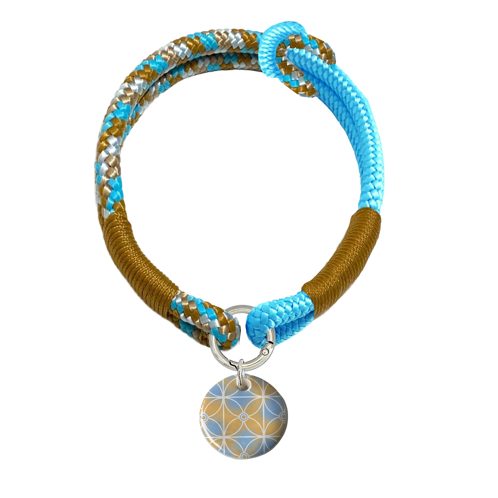 Custom Ceramic QR Dog Tag & Polyester Rope Set- 04