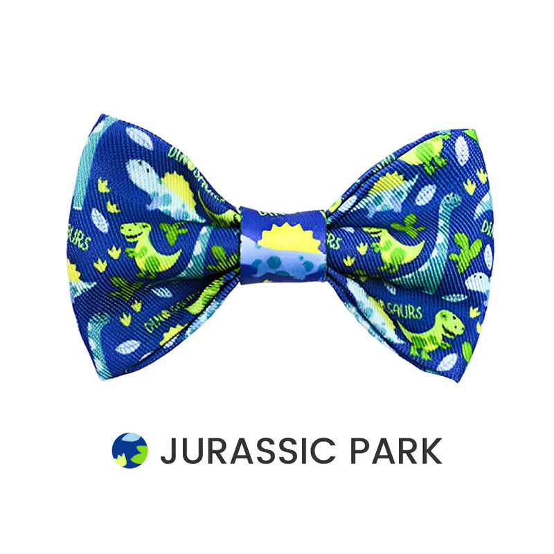 DISONTAG Bow Tie for Pets Fun Bow Ties for Dogs & Cats Bowties For Birthday Wedding Parties ---DINOSAUR
