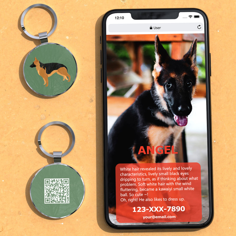German shepherd dog tags top