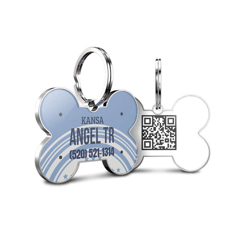 QR code pet tag American vehicle plates-NO.140917