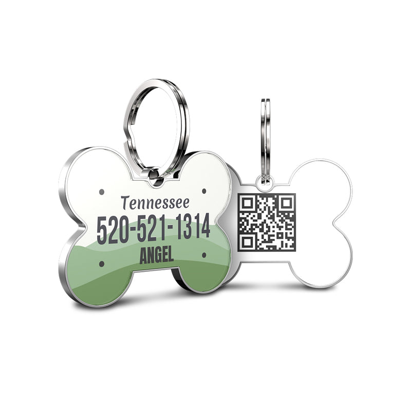 QR code pet tag American vehicle plates-NO.140918