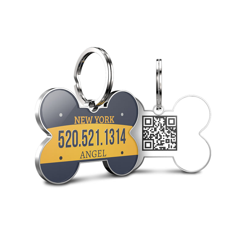QR code pet tag American vehicle plates-NO.140904
