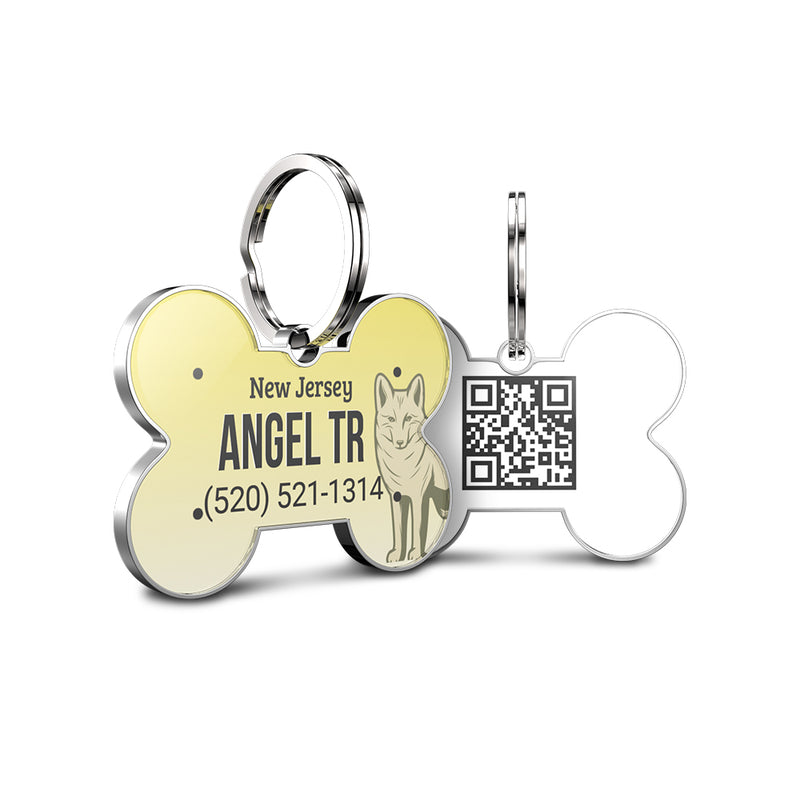 QR code pet tag American vehicle plates-NO.140914