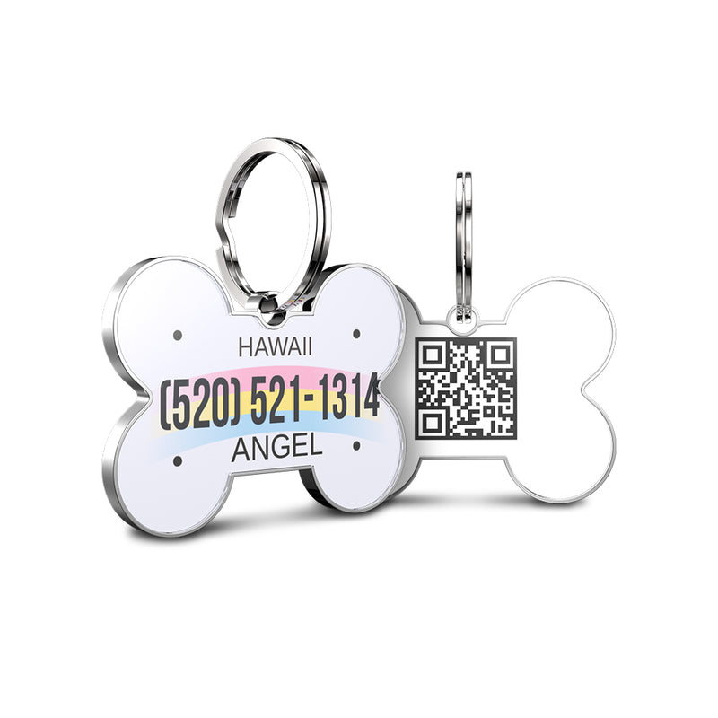 QR code pet tag American vehicle plates-NO.140906