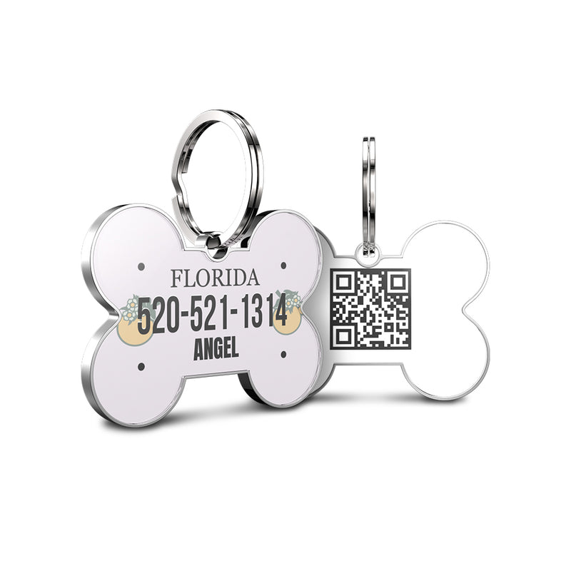 QR code pet tag American vehicle plates-NO.140901