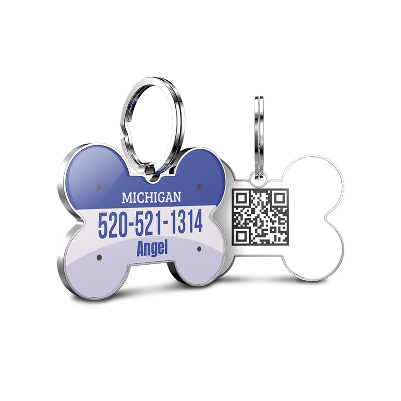 QR code pet tag American vehicle plates-NO.140902
