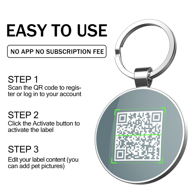 QR code pet tag Dog breeds tags-Bernese Mountain