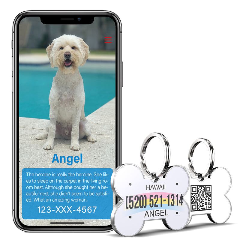 QR code pet tag American vehicle plates-NO.140906