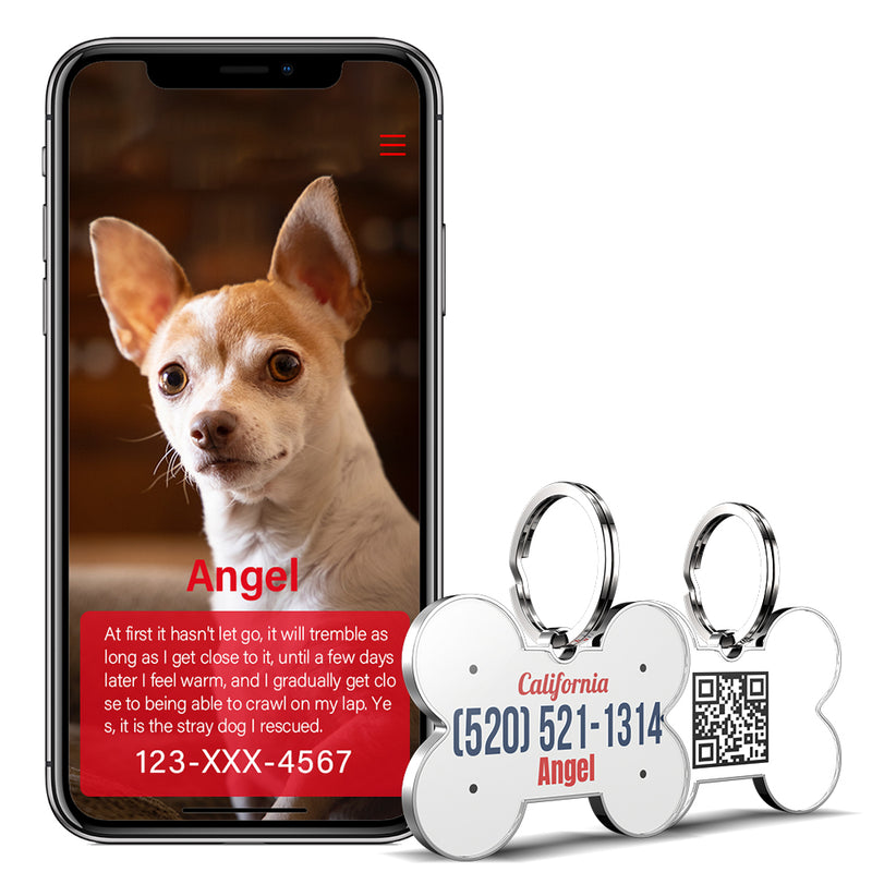 QR code pet tag American vehicle plates-NO.140903