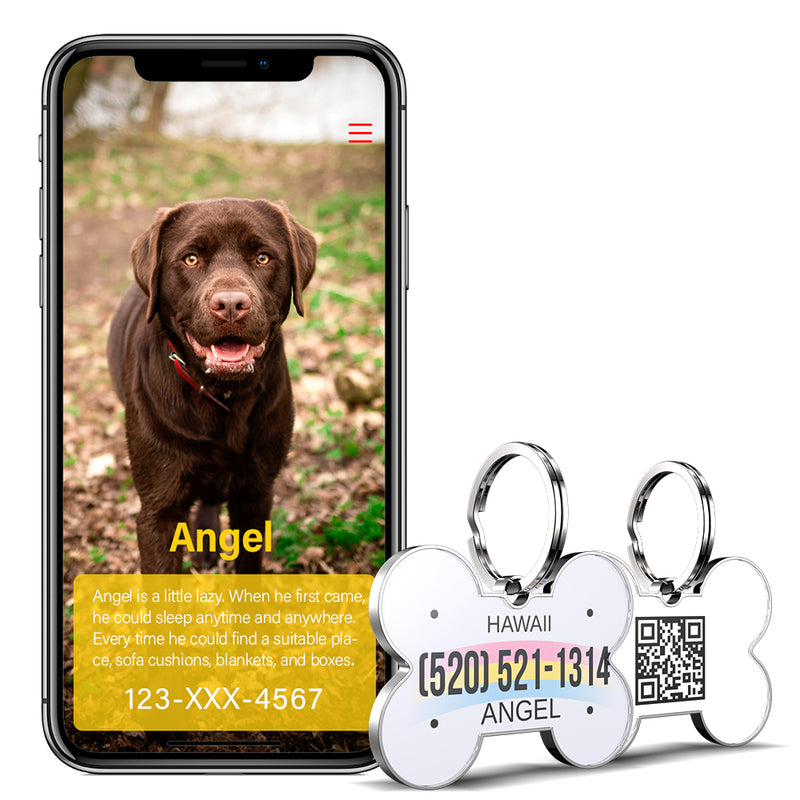 QR code pet tag American vehicle plates-NO.140906