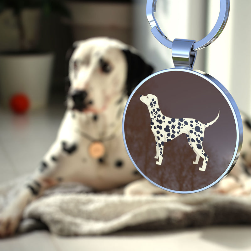 QR code pet tag Dog breeds tags-Dalmatian