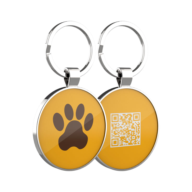 QR code pet tag Pet paws-NO.140602