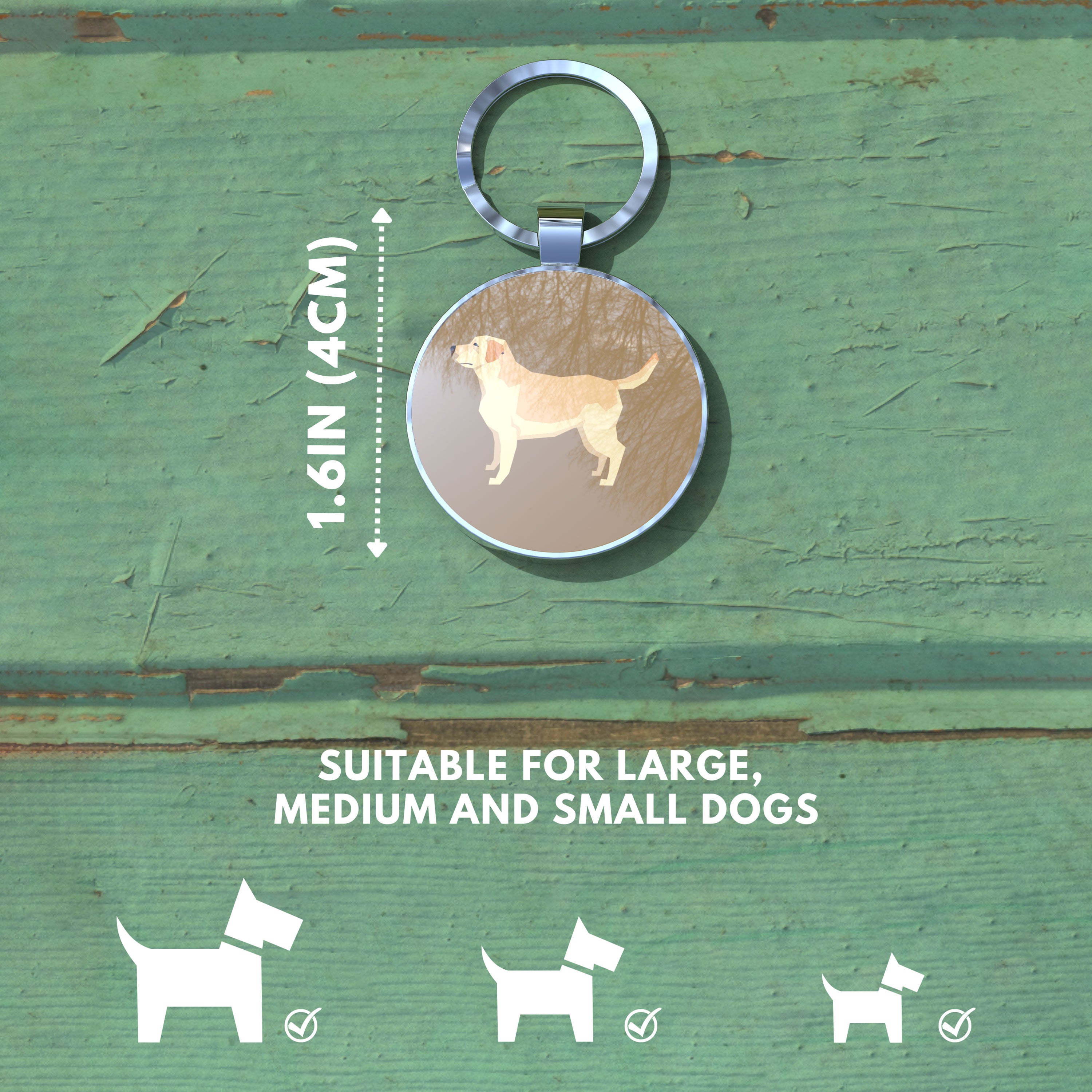 QR code pet tag Dog breeds tags-Labrador Retriever
